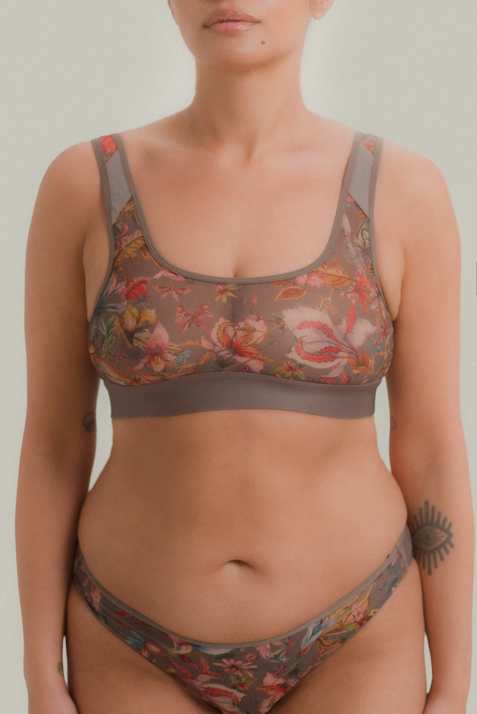 Modern Scoop Bra|color:orchid clay